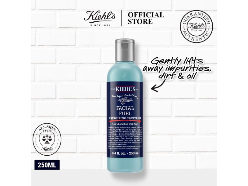 Kiehls Facial Fuel best face wash for men Malaysia