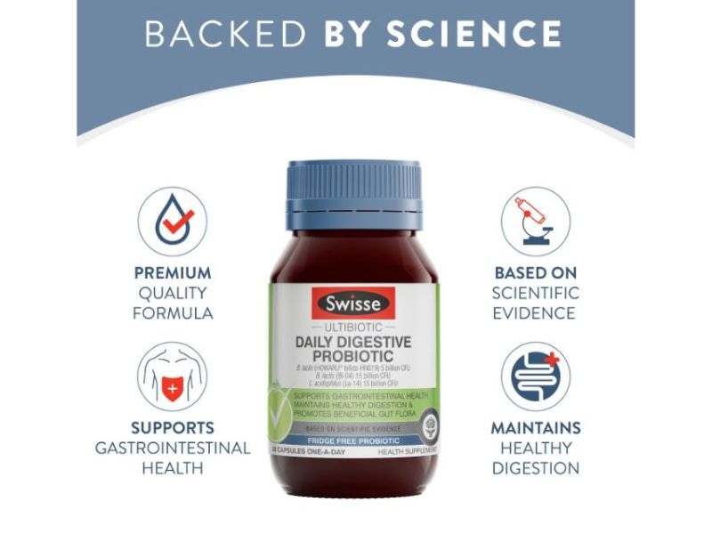 Swisse Ultibiotic Daily Digestive Probiotic