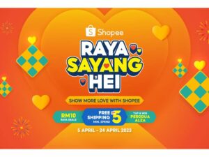 The Shopee Raya Sayang Hei sale is happening from now till 24 April