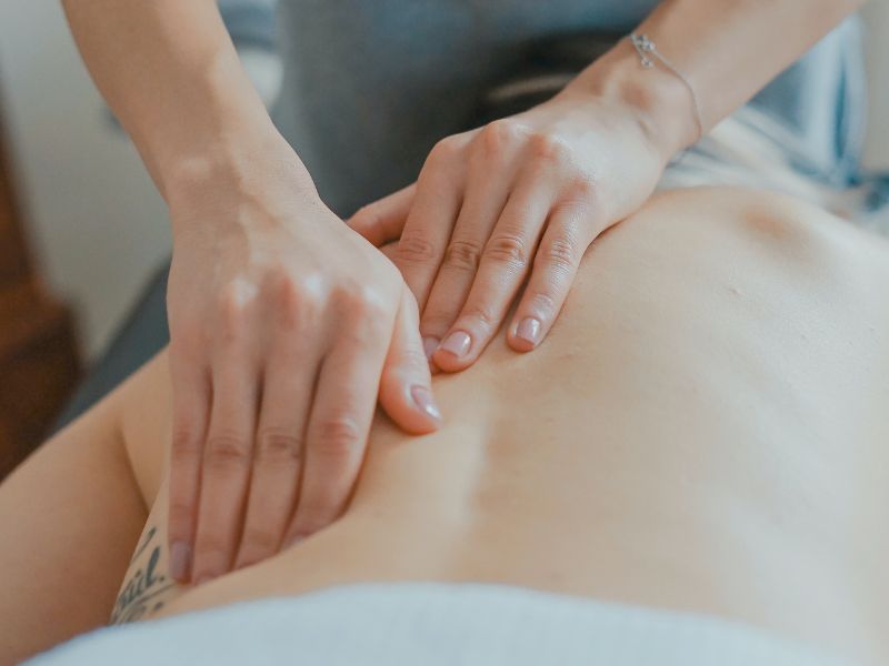 a person being massaged father’s day celebration ideas