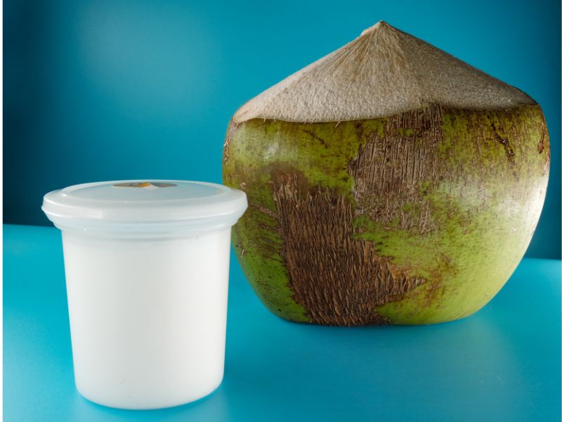 Coconut water body cooling food
