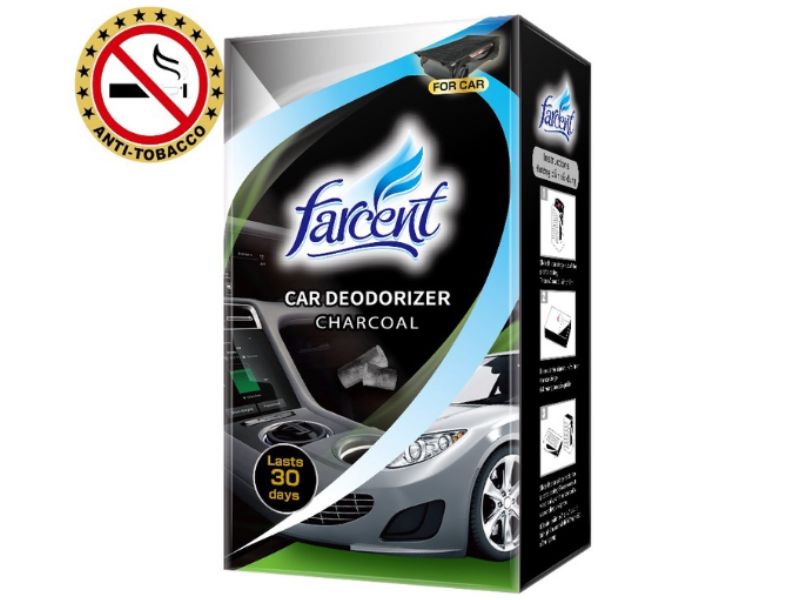 Farcent Deodorizer Anti Tobacco Car Home Charcoal best car perfume malaysia