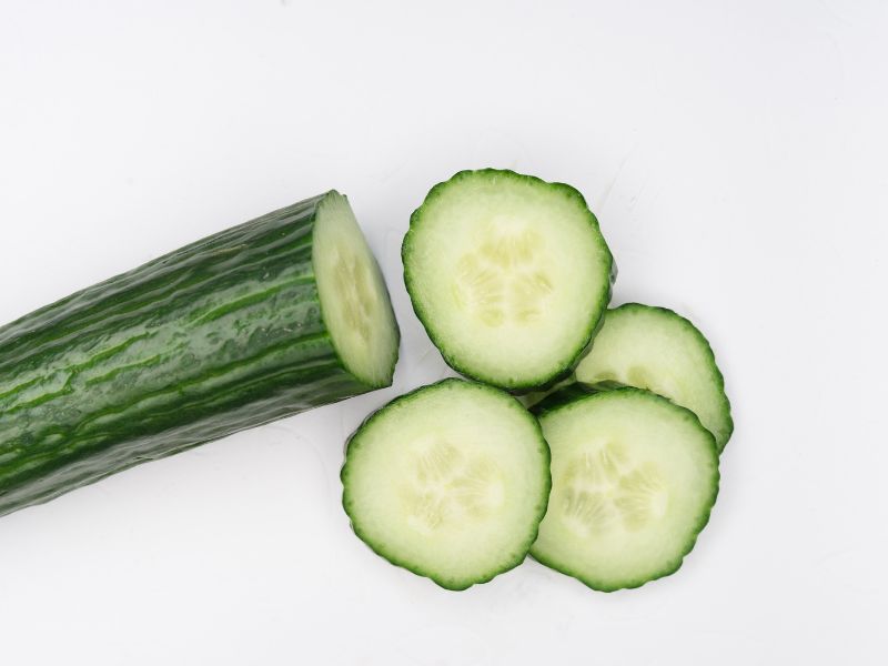 A cucumber body cooling food