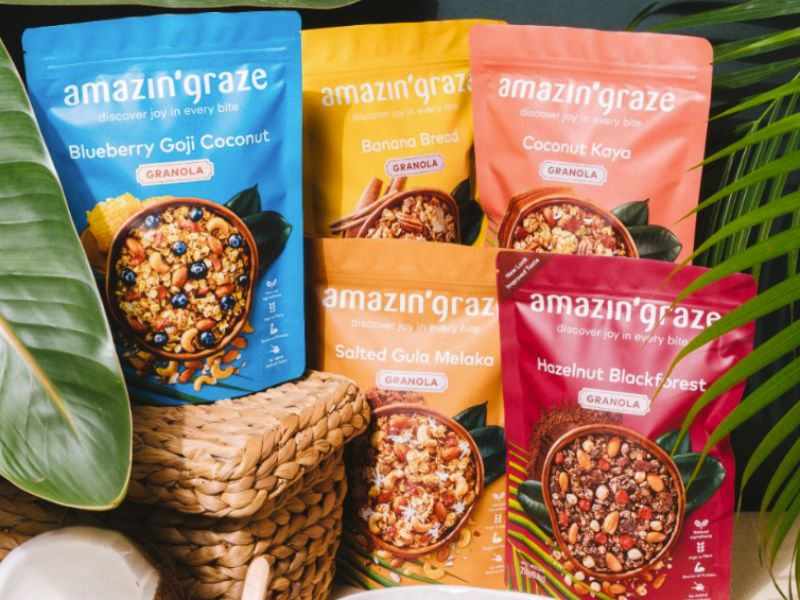 Amazin’ Graze Granola healthy malaysian snacks