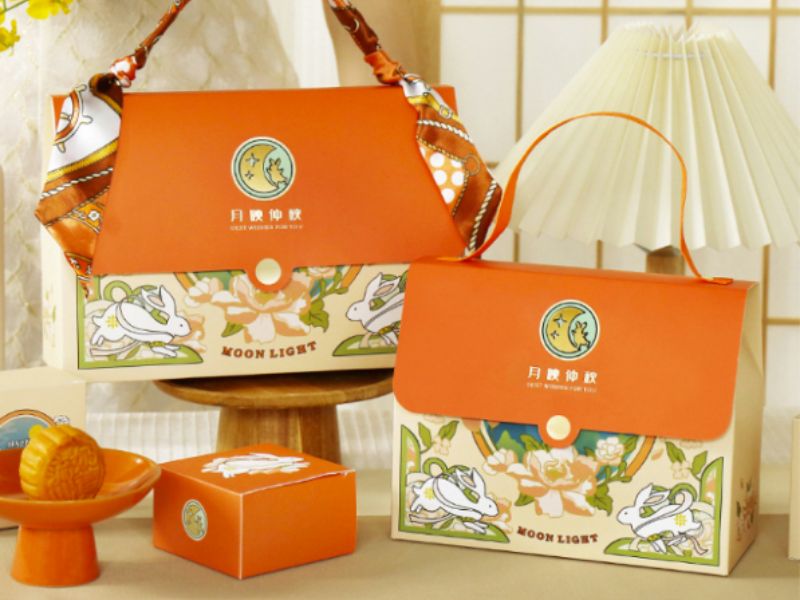 Luxury Handbag Mooncake Box design