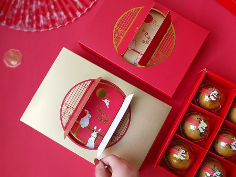 Elegant Mooncake Box