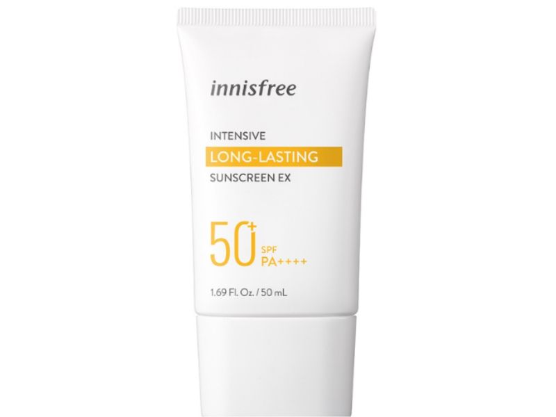 Innisfree Long-lasting Sunscreen EX best korean sunscreen