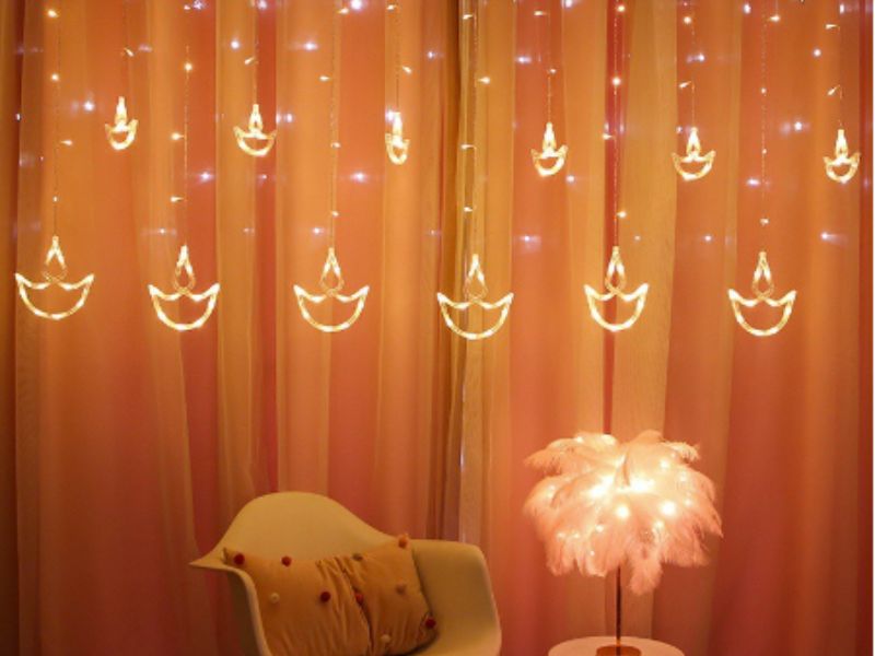 Diwali Curtain Lights deepavali decoration items