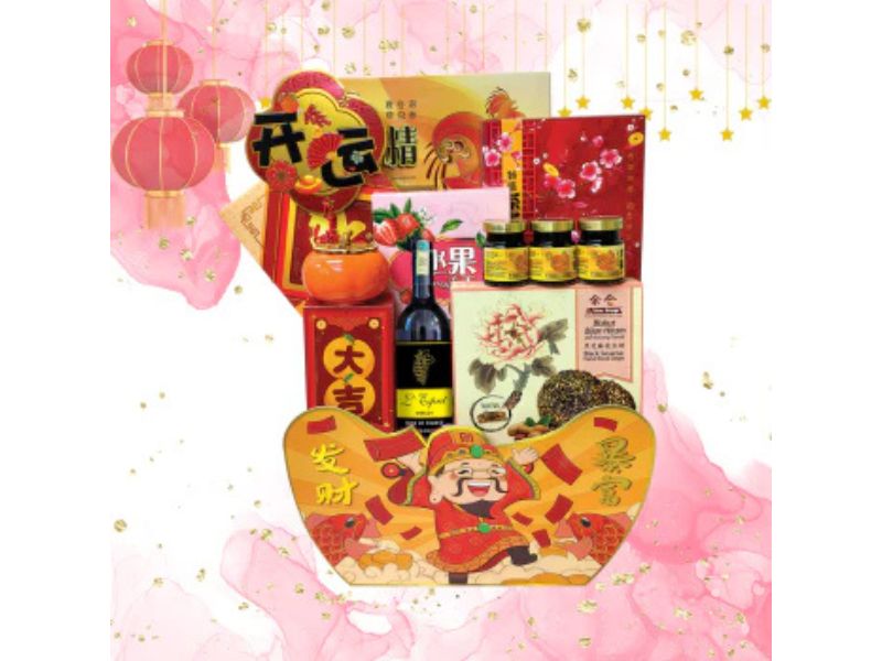 Lavender Flora chinese new year hamper