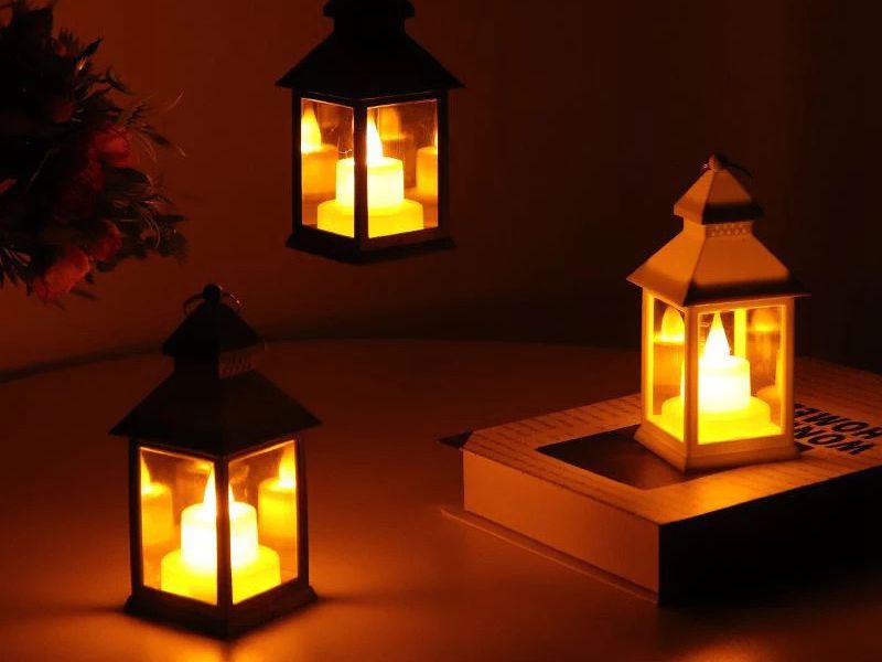 Lilin LED hiasan hari raya