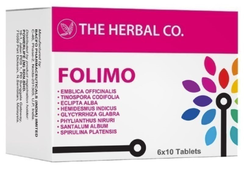 The Herbal Co. Folimo Tablets best vitamins for hair growth