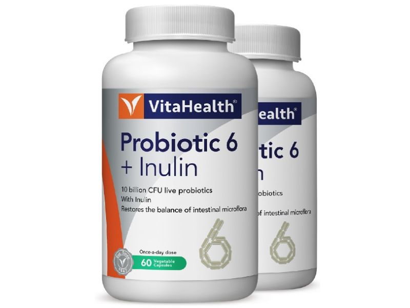 VitaHealth Probiotic 6 + Inulin probiotik terbaik