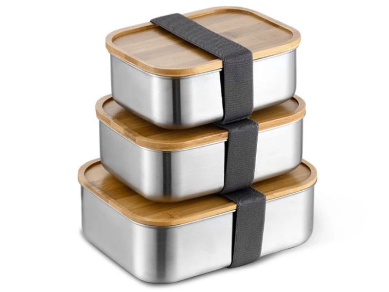 KEMORELA Wooden Lid Lunch Box lunch boxes malaysia