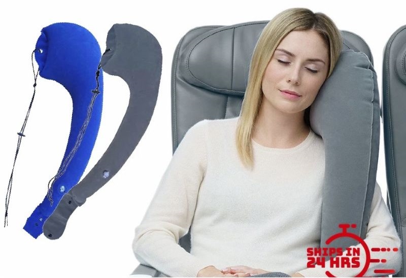 Ergonomic Inflatable Neck Travel Pillow best travel pillow