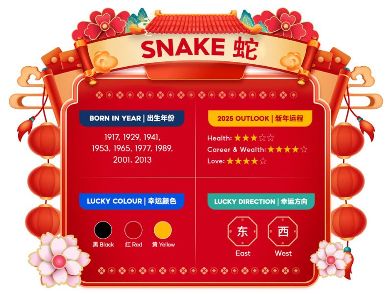 Snake chinese zodiac 2025