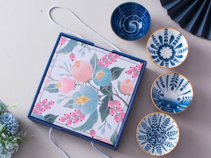 Set Mangkuk Porselin hadiah hari raya