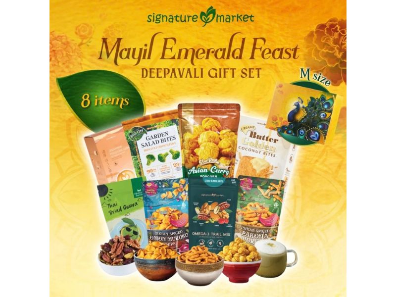 Signature Market Mayil Emerald Feast Deepavali Gift Set